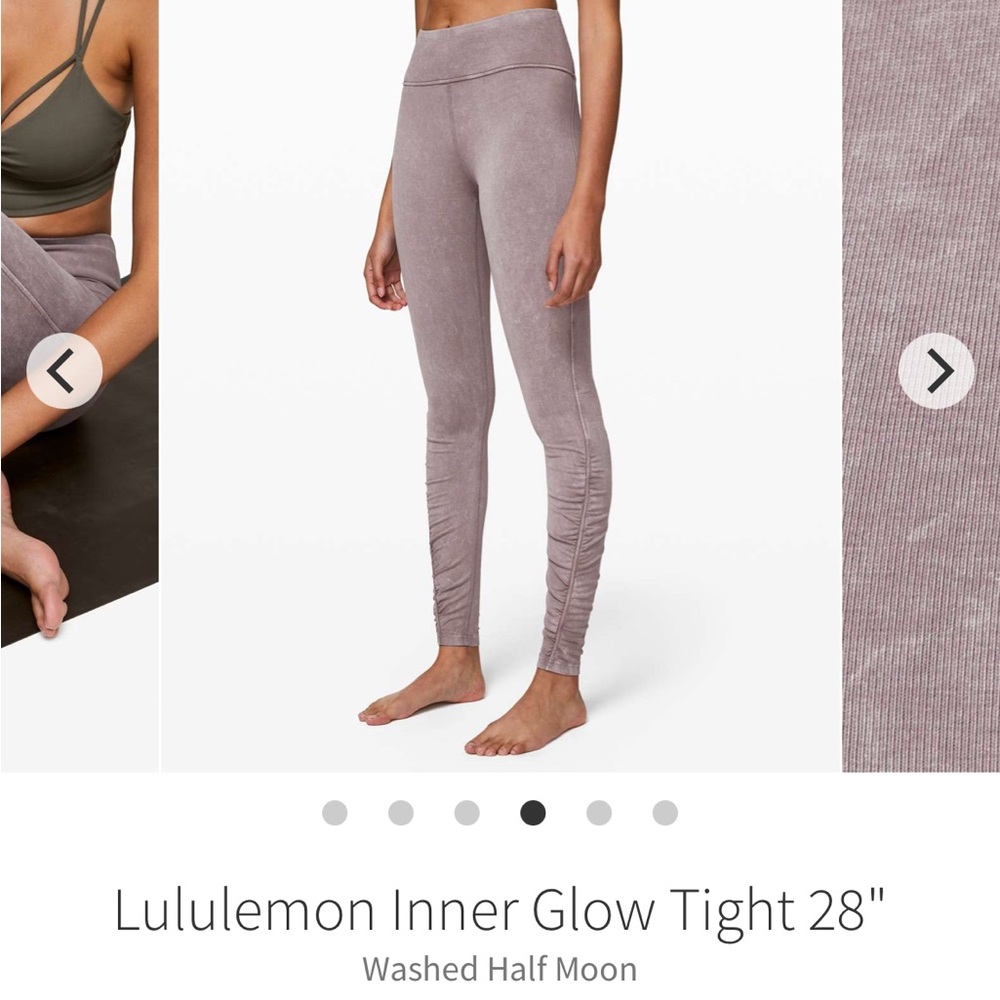 NWOT Washed Half Moon Inner Glow Tight 28"